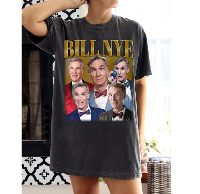 Bill Nye T-Shirt: Scientist Shirt &Amp; Sweater Unisex Tees By William Sanford Nye - Famous Design 2