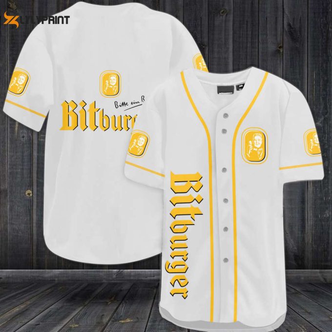 Bitburger Beer Baseball Jersey 1