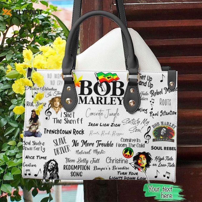 Bob Marley Leather Handbag Gift For Women 1