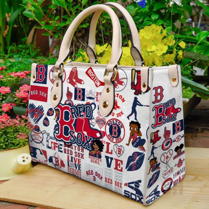 Boston Red Sox Leather Handbag Gift For Women 2