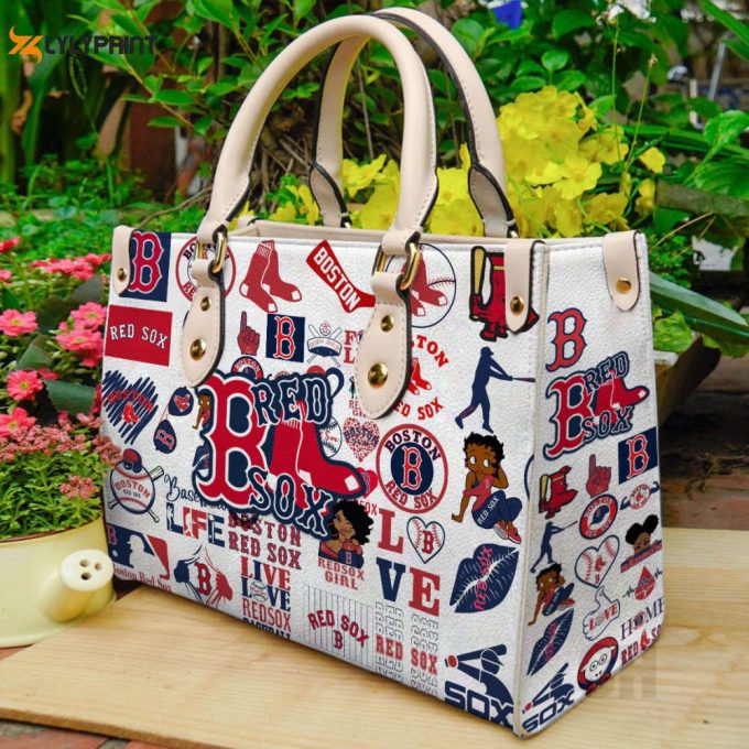 Boston Red Sox Leather Handbag Gift For Women 1