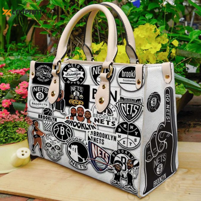 Brooklyn Nets Leather Handbag Gift For Women 1