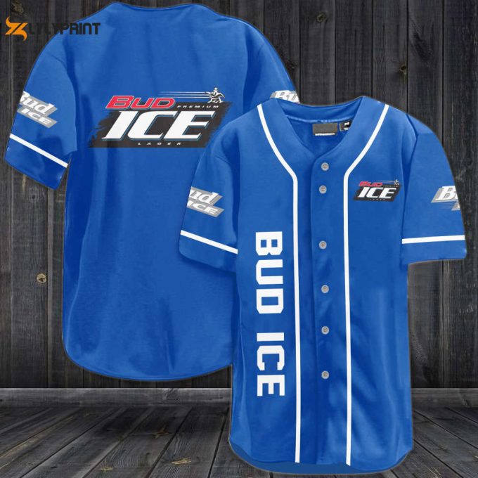 Bud Ice Baseball Jersey 1