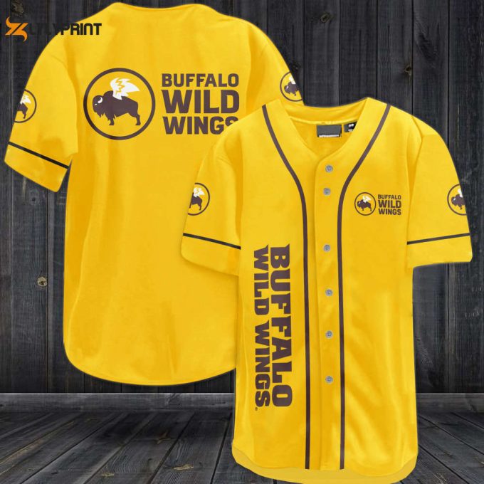 Buffalo Wild Wings Baseball Jersey - Perfect Gift For Men And Women Who Love Sports 1