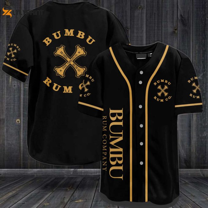 Bumbu Rum Co. All Over Print Unisex Baseball Jersey 1