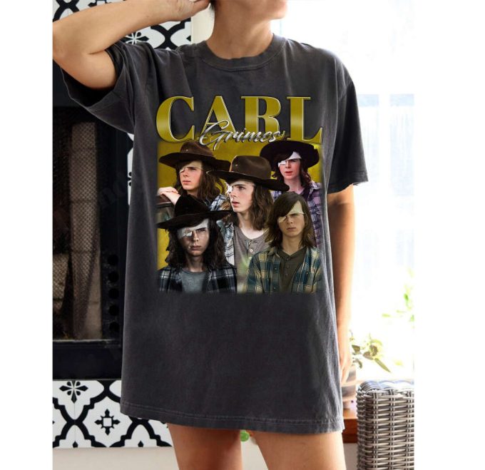 Shop The Stylish Carl Grimes Character Apparel Walking Dead Tees Sweaters And More! 2