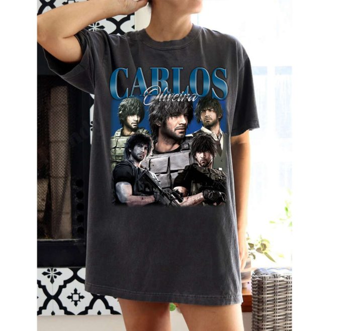 Carlos Oliveira T-Shirt: Unisex Character Shirt And Sweater - Famous Tee 2