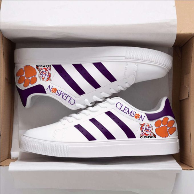 Clemson Tigers 2 Skate Shoes For Men Women Fans Gift 2