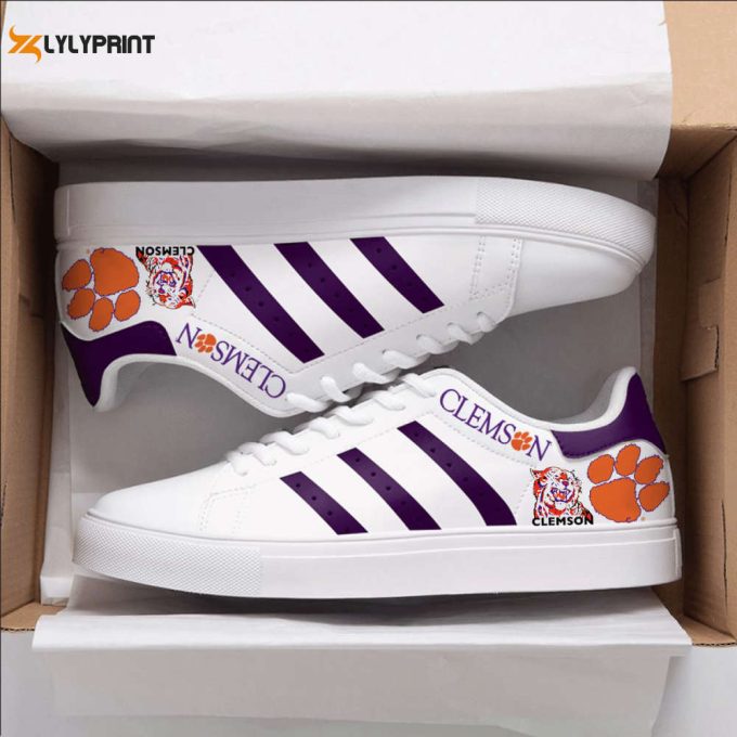 Clemson Tigers 2 Skate Shoes For Men Women Fans Gift 1