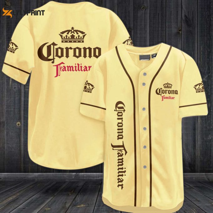 Corona Familiar Beer Baseball Jersey 1