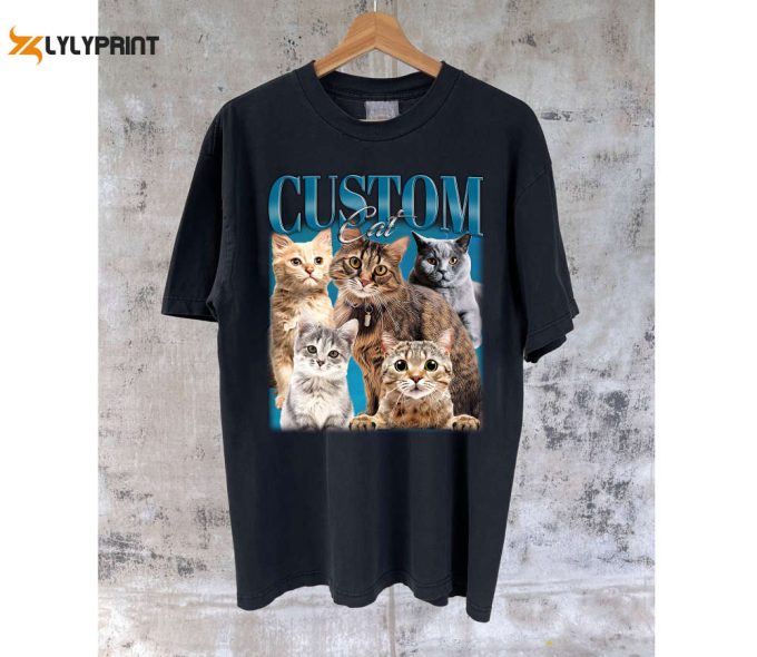 Custom Cat Design Shirt: Unisex Cute Tees Sweater &Amp;Amp; T-Shirt 1