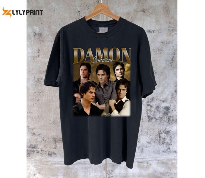 Damon Salvatore Merch: Trendy Shirts Tees Hoodies &Amp;Amp; Sweatshirts 1