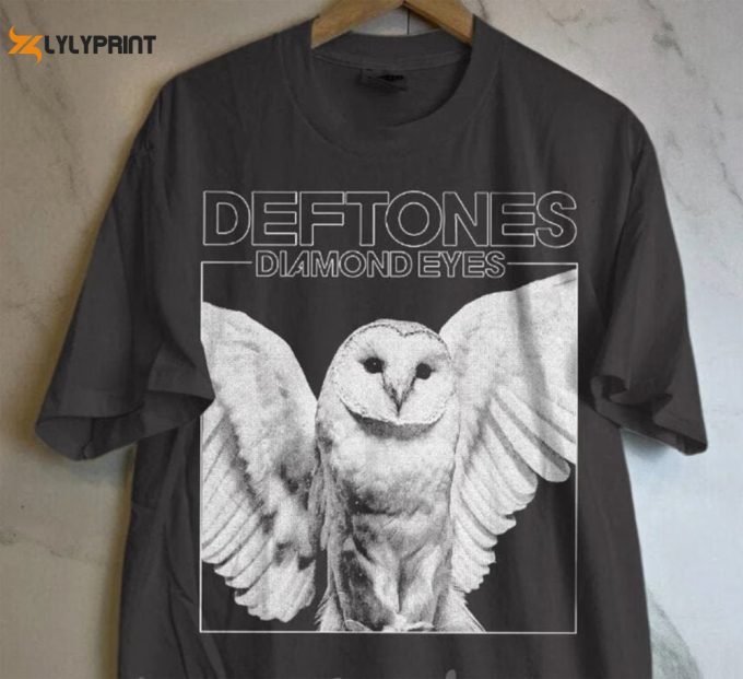 Deftones Tour Rock Band T-Shirt, Diamond Eyes Album Tee, Rock Music Band Shirt, Rock Band Music Shirt, Deftones Merch 1