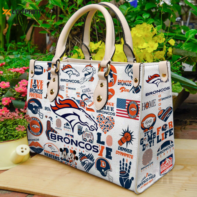 Denver Broncos Lover Leather Handbag - Perfect Women S Day Gift For Nfl Fans 1