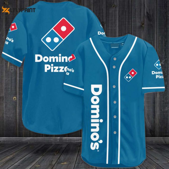 Domino'S Pizza Baseball Jersey 1