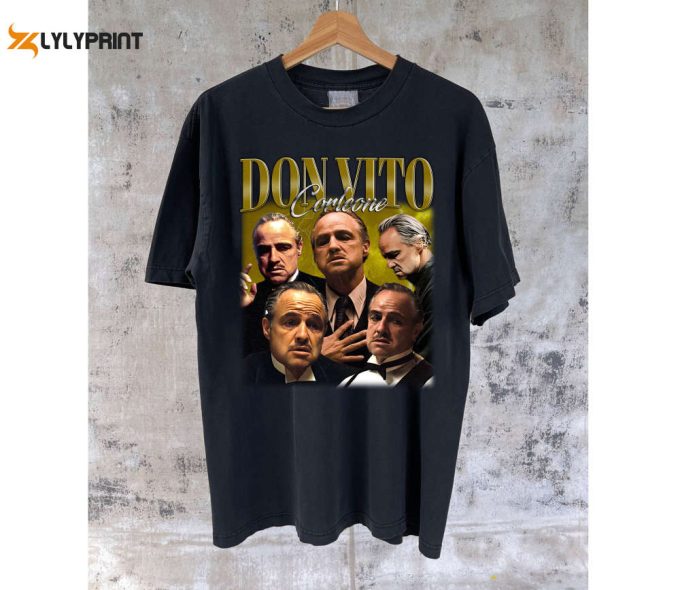 Get Stylish Don Vito Corleone T-Shirts &Amp;Amp; Merch College Character Tees 1