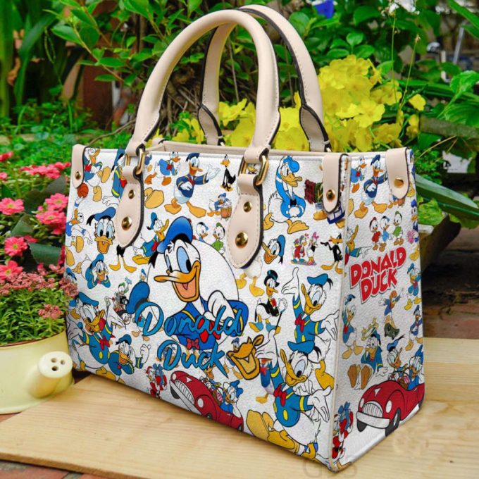 Donald Duck 1 Leather Handbag Gift For Women 2