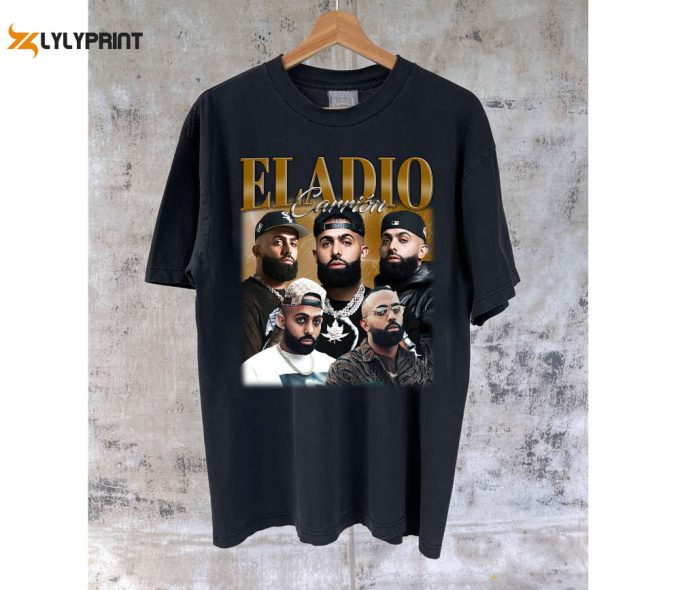 Stylish Eladio Carrión T-Shirts: Unisex Merch For Couples &Amp;Amp; Actress Fans 1