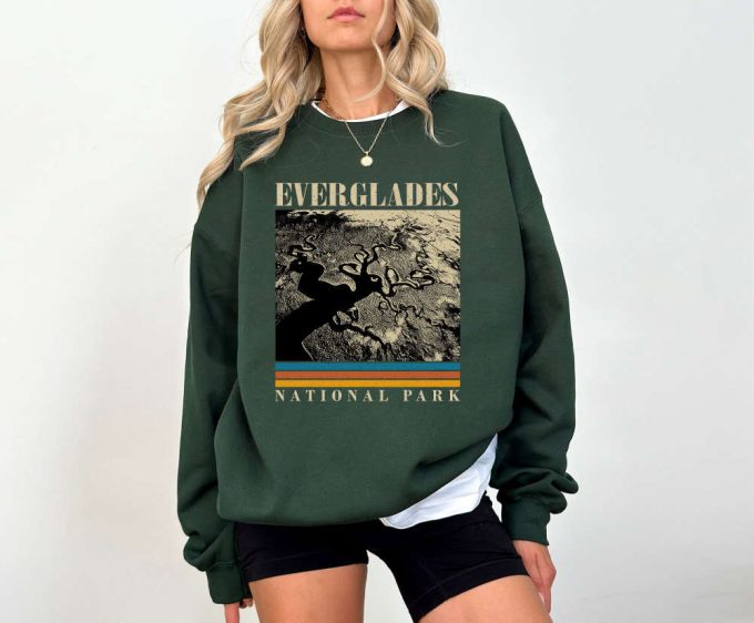 Explore Everglades: T-Shirt Sweatshirt &Amp; Hoodie Florida Travel Gifts Dad Gifts With City Map 2