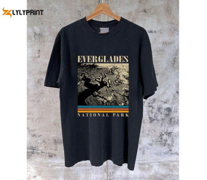 Explore Everglades: T-Shirt Sweatshirt &Amp;Amp; Hoodie Florida Travel Gifts Dad Gifts With City Map 1