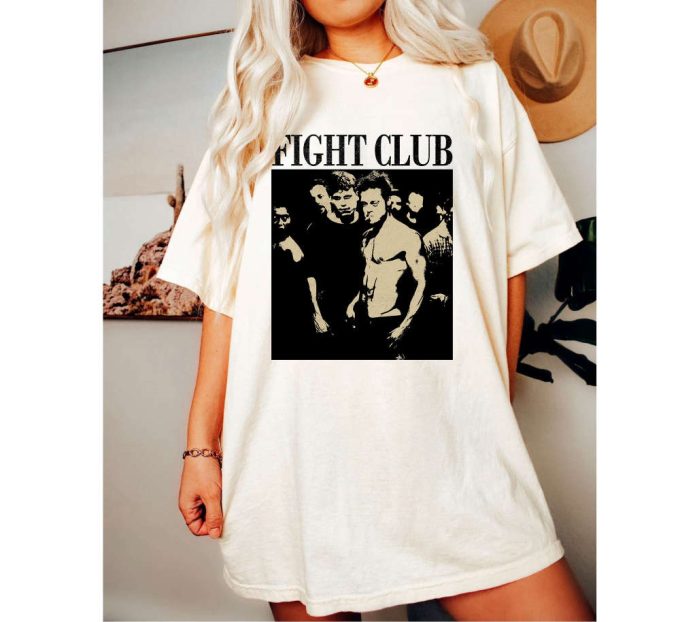 Vintage Fight Club T-Shirt: Movie Hoodie Tees &Amp; Sweater - Retro &Amp; Classic Shirt 2