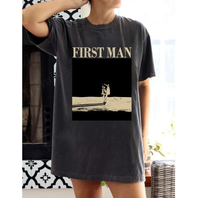 Get Nostalgic With First Man Retro T-Shirt &Amp; Hoodie - Cult Movie Tees &Amp; Sweaters 2