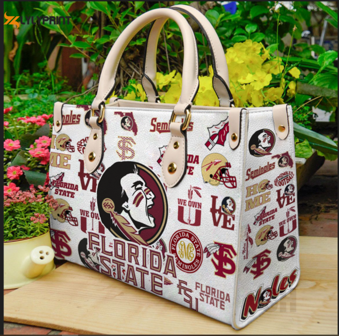 Florida State Seminoles Leather Handbag Gift For Women 1