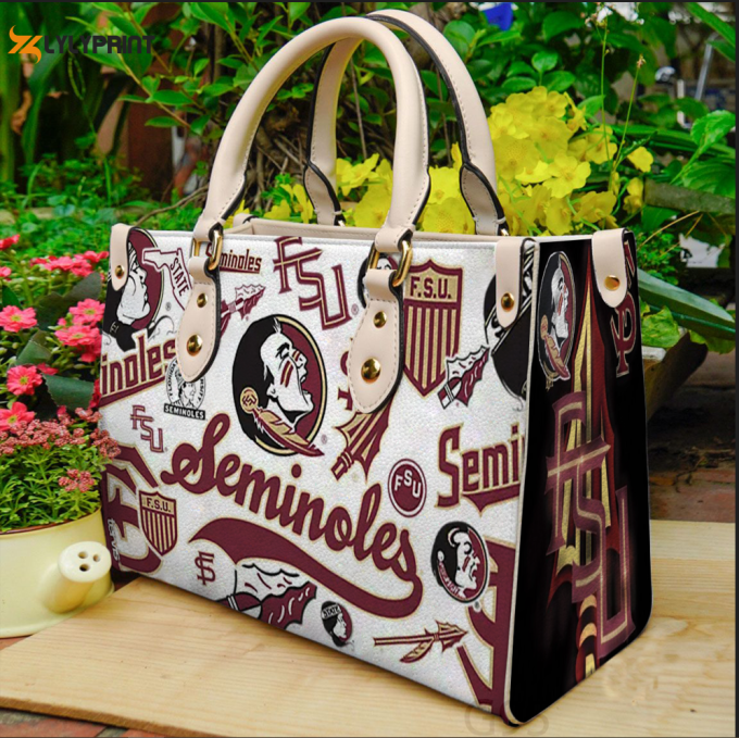 Florida State Seminoles Leather Handbag Gift For Women 1