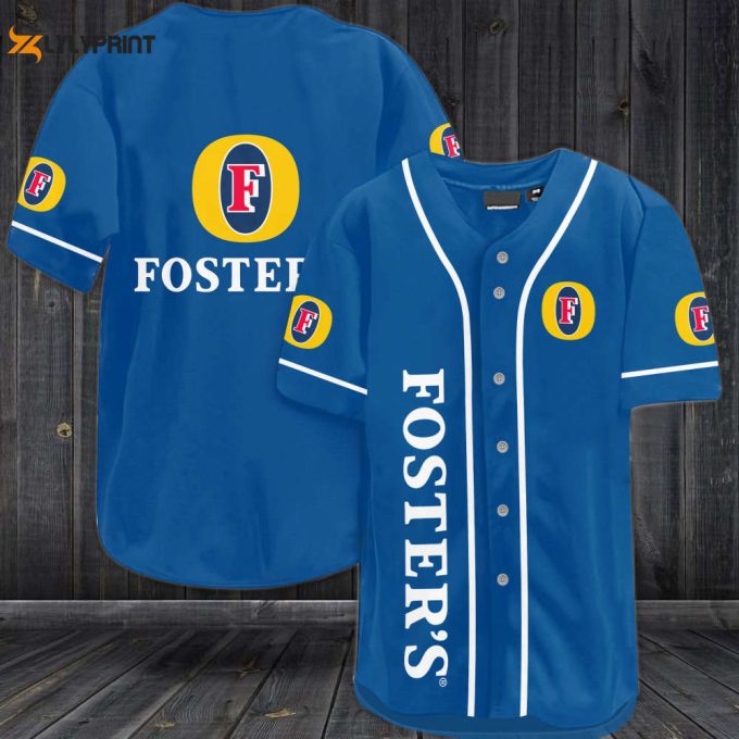 Foster'S Beer Baseball Jersey 1