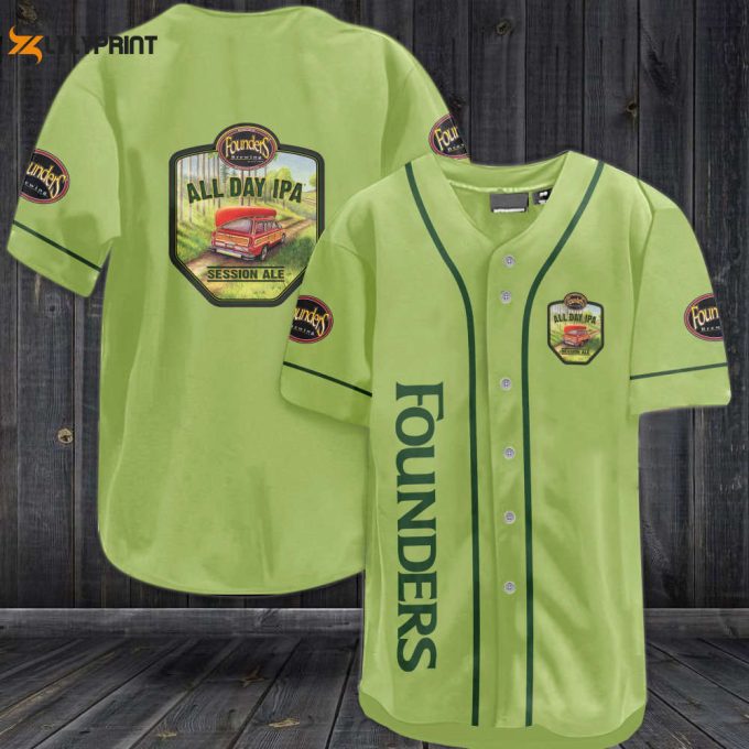 Founders Beer Baseball Jersey 1