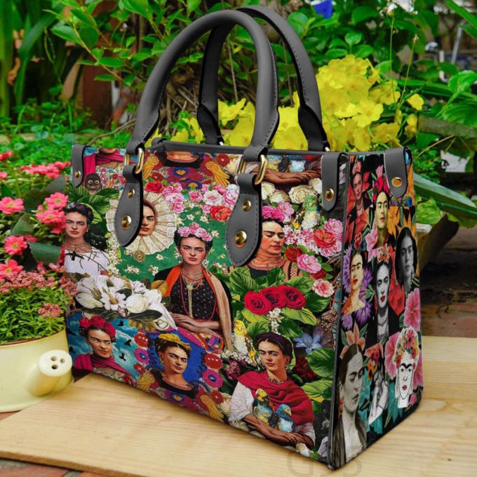 Frida Kahlo 2 Leather Handbag Gift For Women 2