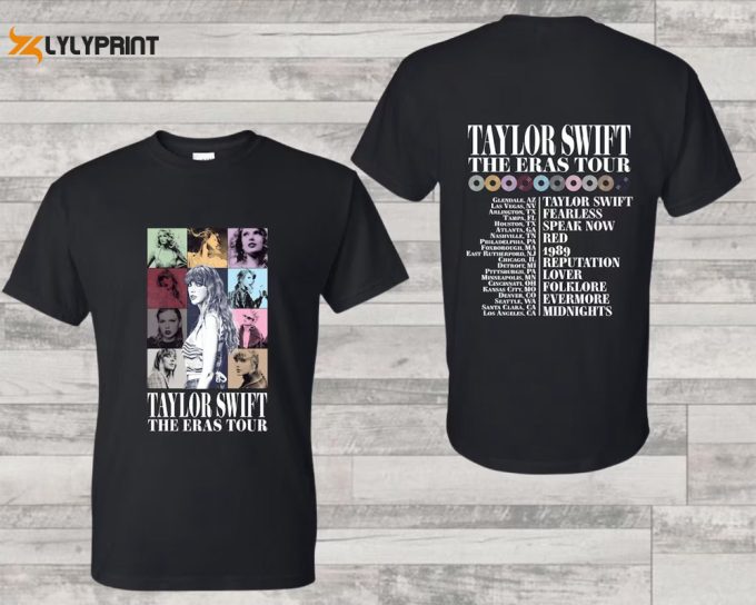 Front And Back Eras Tour Concert Shirt, Eras Tour Movie Shirt, Concert Outfit, Eras Tour Tee, Her Song Lyric Shirt, Ts Merch Shirt 1