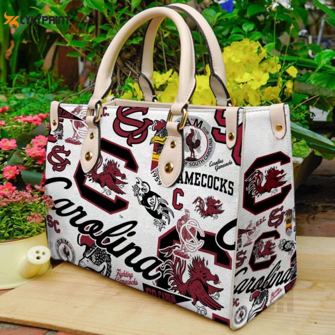 Gamecocks Leather Handbag Gift For Women 1