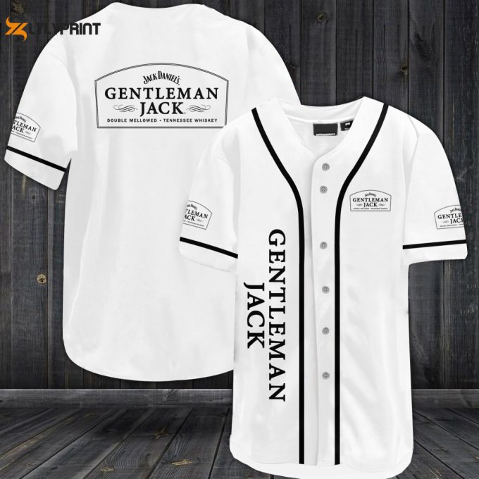 Gentleman Jack All Over Print Unisex Baseball Jersey 1