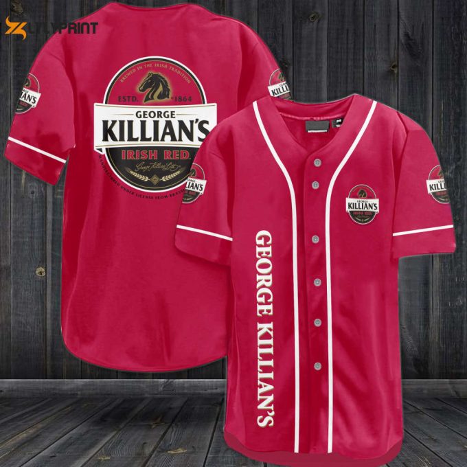 George Killian'S Irish Red Baseball Jersey 1