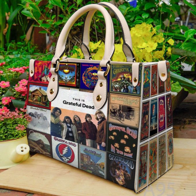 Grateful Dead Leather Handbag Gift For Women 2