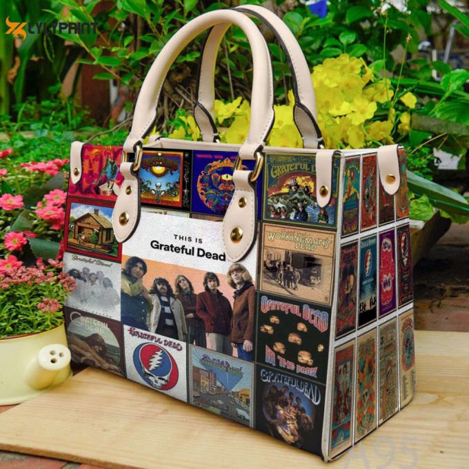 Grateful Dead Leather Handbag Gift For Women 1