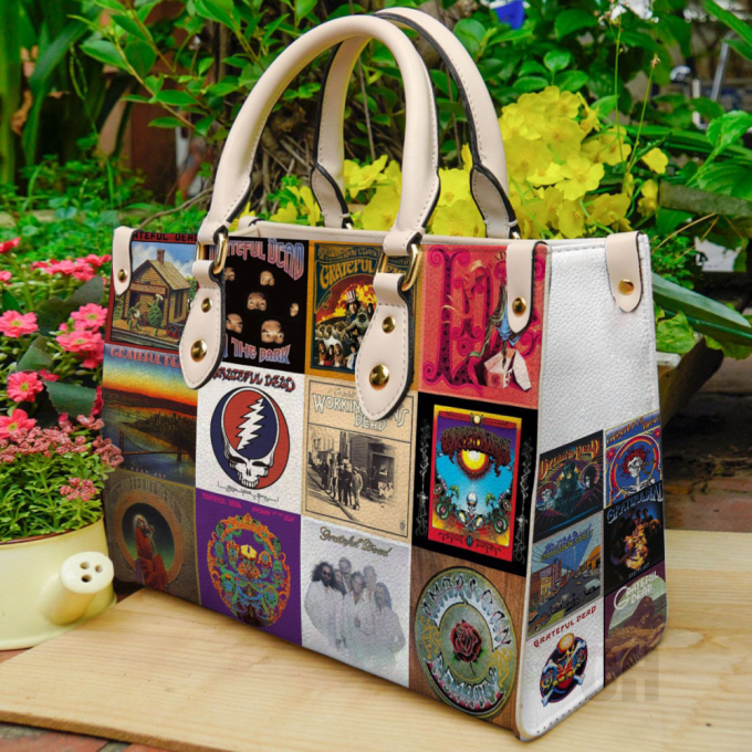 Grateful Dead Lover Leather Handbag: Perfect Women S Day Gift - Shop Now! 2