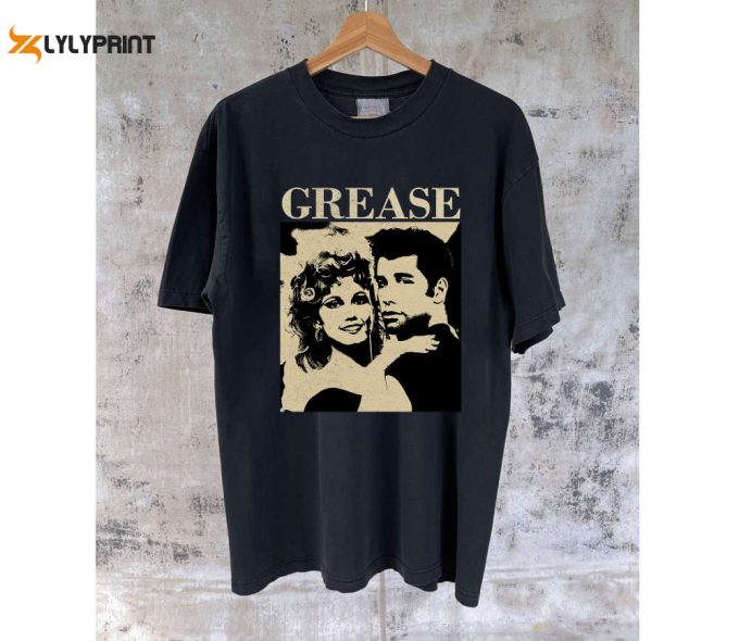 Retro Grease T-Shirt: Movie Shirts Hoodies Tees Sweaters &Amp;Amp; Couples Shirts 1