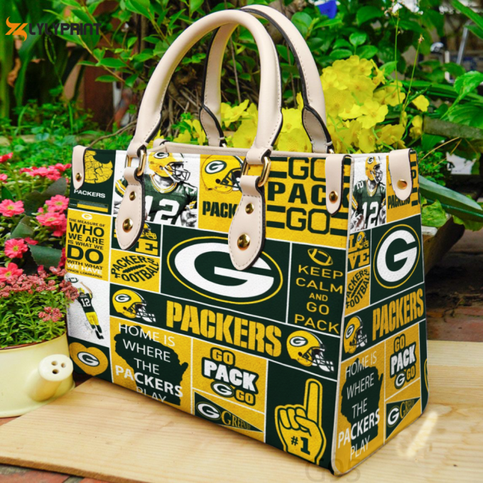 Stylish Green Bay Packers I10 Leather Hand Bag Gift For Women'S Day: Perfect Women S Day Gift - G95 1