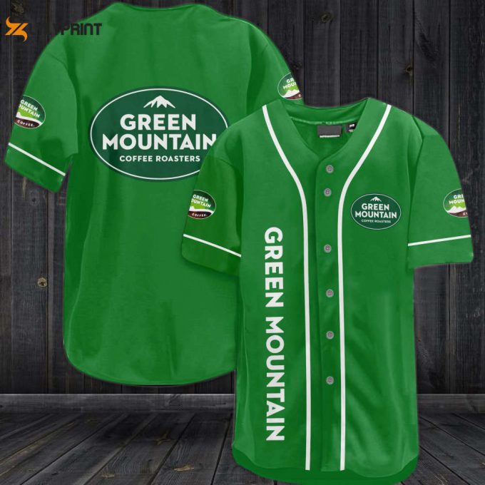 Green Mountain Coffee Roasters Baseball Jersey 1