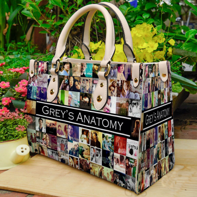 Stylish Grey’s Anatomy 2 Leather Hand Bag Gift For Women'S Day - Perfect Women S Day Gift! G95 2