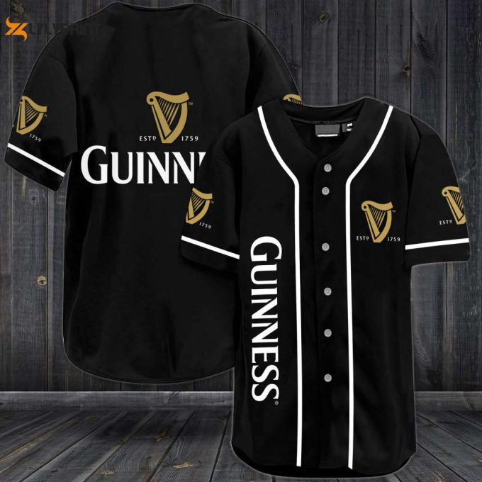 Guinness Beer Baseball Jersey 1