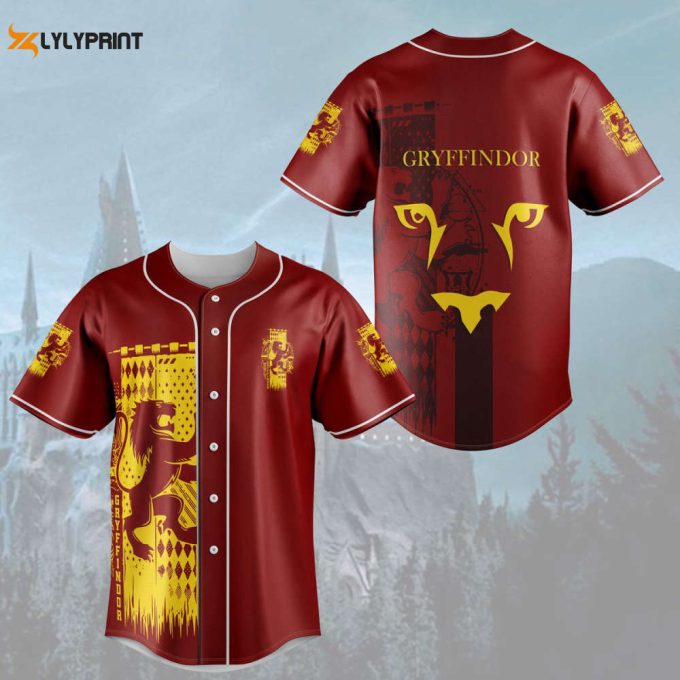 Harry Potter Gryffindor Baseball Jersey 1