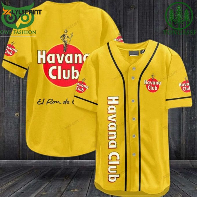 Havana Club Baseball Jersey Shirt 1