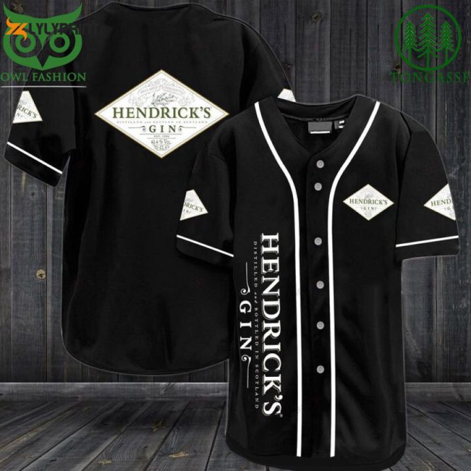 Hendrick?S Gin Baseball Jersey Shirt 1