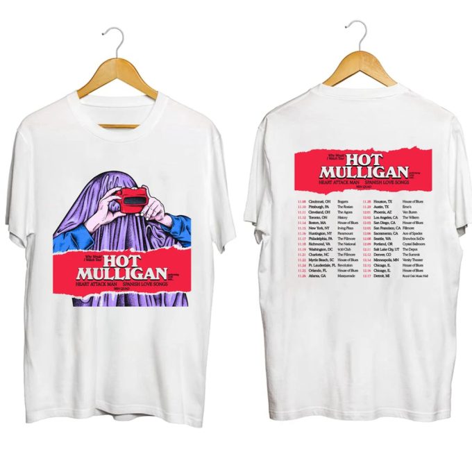 Hot Mulligan - Why Would I Watch Tour 2023 Shirt, Hot Mulligan 2023 Band Fan Shirt, Hot Mulligan 2023 Concert Shirt, Why Would I Watch Tee 2