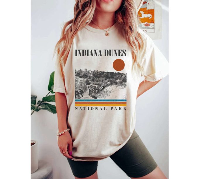 Indiana Dunes T-Shirt &Amp; Sweatshirt: Unique Travel Gifts For Dad &Amp; Him Indiana Travel 2