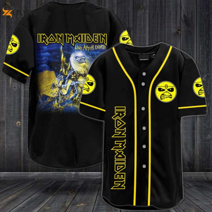 Iron Maiden Band All Over Print Unisex Baseball Jersey 1