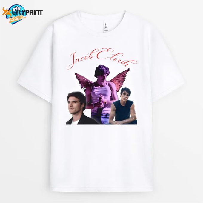 Jacob Elordi Fan Shirt, Jacob Elordi T-Shirt, Jacob Elordi Graphic Tee, Bootleg Retro 90'S Fans Tee, Gift For Him And Her, Rap Tee, Saltburn 1